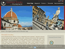 Tablet Screenshot of guidedtoursflorence.com